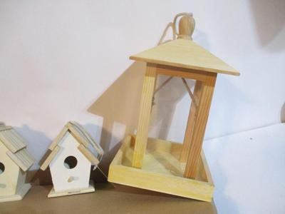 New Finished & Unfinished Birdhouses