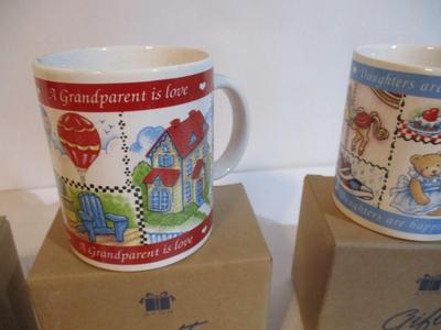 8 - New AVON Gift Collection Mugs