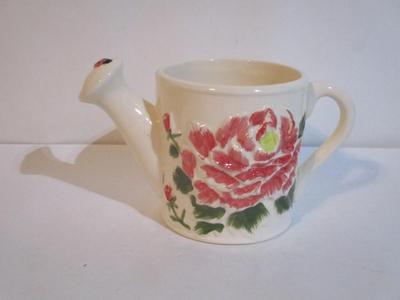 9 - New AVON Floral Porcelain Watering Cans - Set 1 Approx 3 3/4" Tall