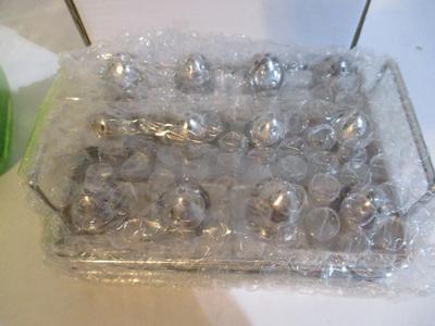 New Yankee Candle Fall Leaf S/P Shakers Glass Baskets