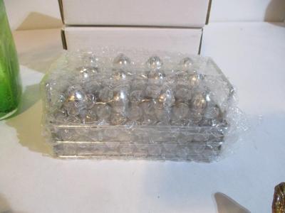 New Yankee Candle Fall Leaf S/P Shakers Glass Baskets