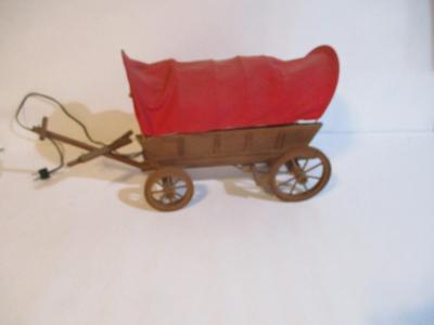 Vintage Covered Wagon Lamp