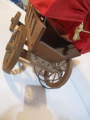 Vintage Covered Wagon Lamp