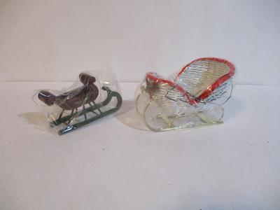 25+ New Wicker & Wood Christmas Sleighs