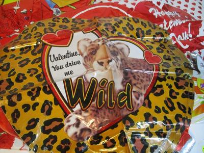 Assortment Of Helium Balloons With Sticks