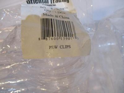 Assortment Of Pew Clips