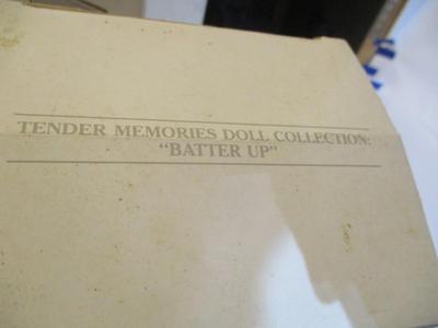 New AVON Tender Memories Doll Collection "Batter Up" Choice 1