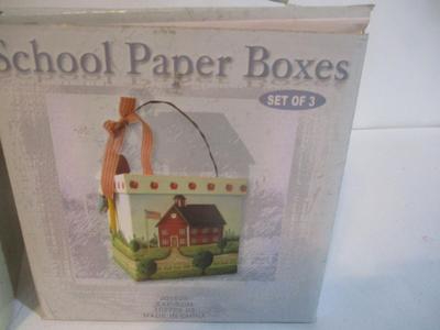 New Birdhouse & School Paper Boxes