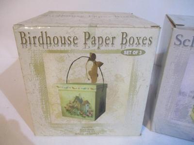 New Birdhouse & School Paper Boxes