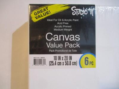 New Several Sizes Of Studio Canvas Packs