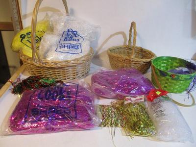 New Easter Baskets & Grass
