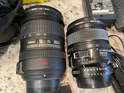 Nikon D300 Outfit DSLR Camera 18-200mm AFS DX with extra lens and accessories