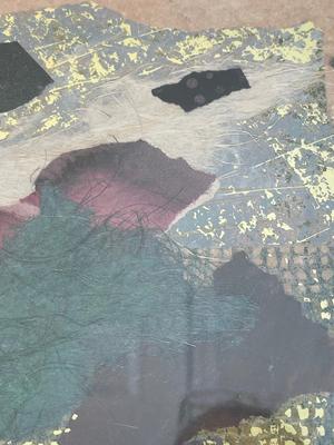 Steve Strickland Framed mixed media abstract series