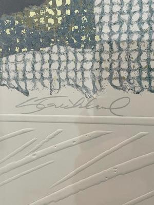 Steve Strickland Framed mixed media abstract series