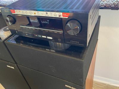 Denon AV RECEIVER AVR-X2700H W/ Pioneer HPM -150 speakers