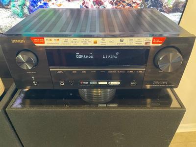 Denon AV RECEIVER AVR-X2700H W/ Pioneer HPM -150 speakers