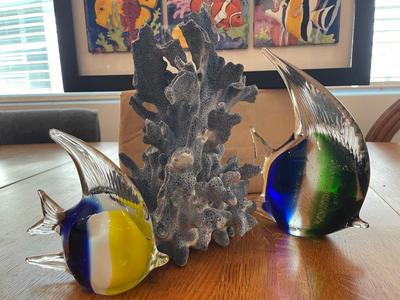 Tropical fish home decor