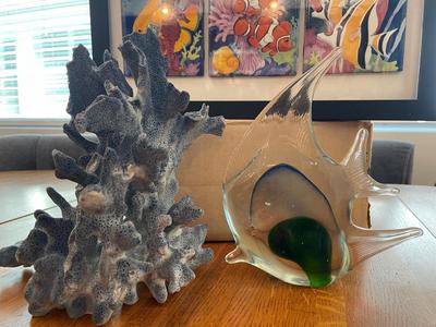 Tropical fish home decor