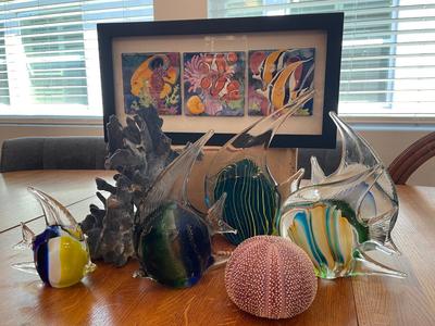 Tropical fish home decor