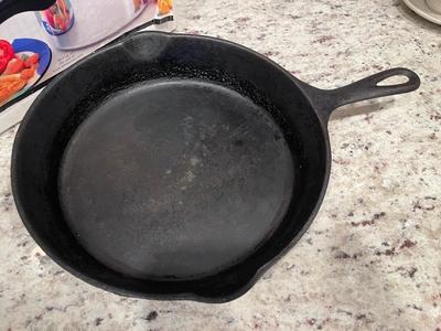 Kitchen items cast iron, pressure cooker, toaster, egg cooker