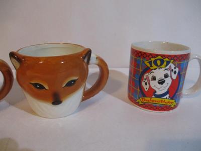 New Collectible Mugs Fox Dalmatians