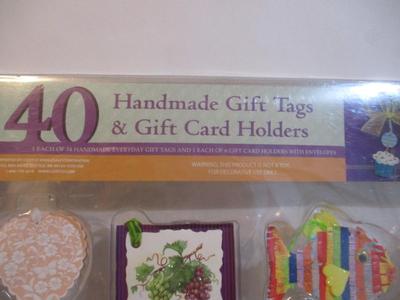 40 Handmade Gift Tags & Gift Card Holders