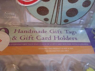 40 Handmade Gift Tags & Gift Card Holders