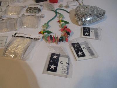 New Avon Nail Jewels Hair Combs Nail Decals