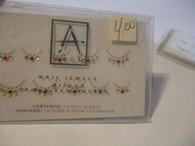New Avon Nail Jewels Hair Combs Nail Decals