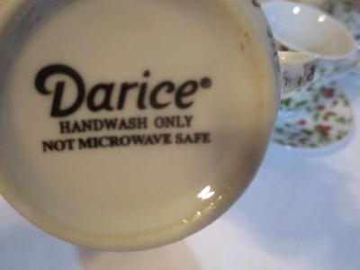 DARICE Tea Cups and Saucers