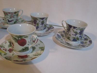 DARICE Tea Cups and Saucers
