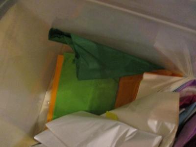 Assortment Of Various Sizes Of Gift Bags & Tissue Paper