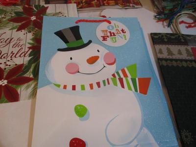Assortment Of Various Sizes Of Gift Bags