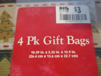 Assortment Of Various Sizes Of Gift Bags