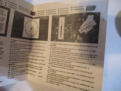 Vintage Made In West Germany Thermometer