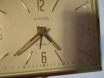 Europa Germany Travel Alarm Clock 2 Jewels