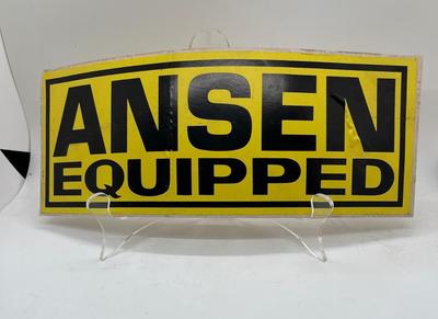Vintage Automotive Equipment Sticker - Ansen Equipped