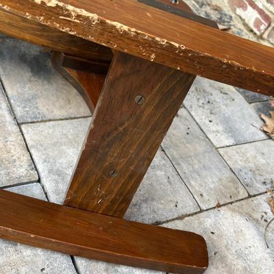 LOT 82G: Vintage Wooden Rocking Horse