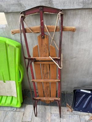 LOT 85G: Winter Work and Play - Sleds and Snow Shovels