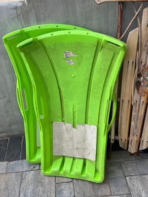 LOT 85G: Winter Work and Play - Sleds and Snow Shovels