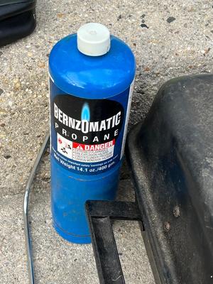 LOT 86G: Camping / Outdoors Equipment - Fishing Net, Cast Iron Pot, Binoculars, Lantern and More