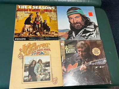 LOT 88Z: Big Lot of Vinyl Records - Willie Nelson, Barbra Streisand, The 4 Seasons and More