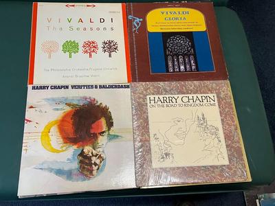 LOT 88Z: Big Lot of Vinyl Records - Willie Nelson, Barbra Streisand, The 4 Seasons and More