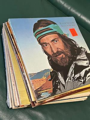 LOT 88Z: Big Lot of Vinyl Records - Willie Nelson, Barbra Streisand, The 4 Seasons and More