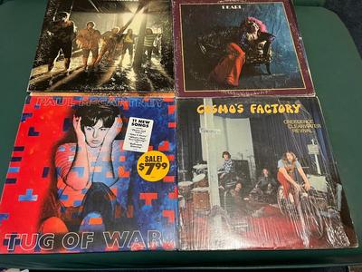 LOT 89Z: Classic Rock Vinyl Record Albums - The Who, Credence, Janis Joplin, Paul McCartney and More