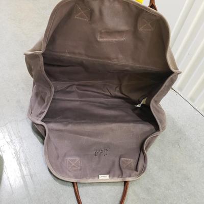 Brass Top Fireplace Screen, Brass Fireplace Tools and L.L. Bean Log Bag (2058R-MG)