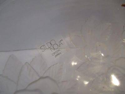 Studio Nova Crystal Flower Etched Bowl