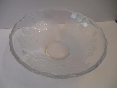 Studio Nova Crystal Flower Etched Bowl
