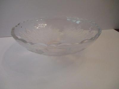 Studio Nova Crystal Flower Etched Bowl