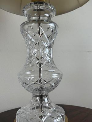 WATERFORD 29” Crystal Table Lamp